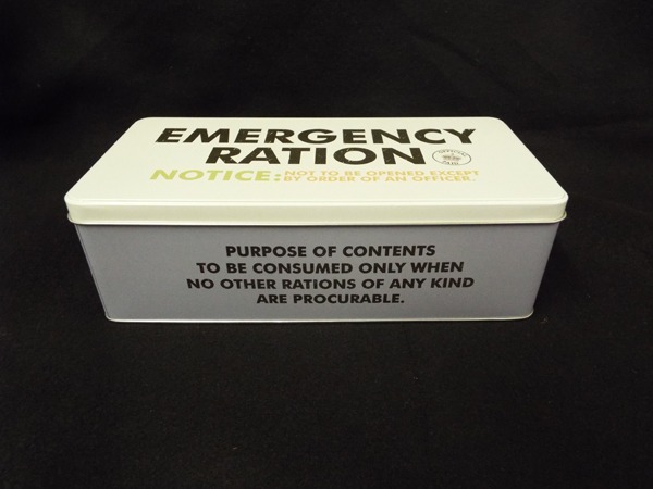 4 mergency Ration Tin at Kershaw’s Garden Centre
